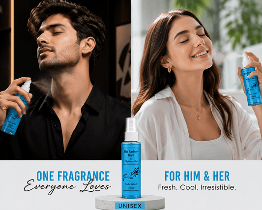 Blue Raspberry Burst Body Mist – Fresh Fruity Scent for Men & Women