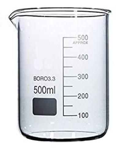 Perfume Glass Beaker | Precision Laboratory Measuring Beaker