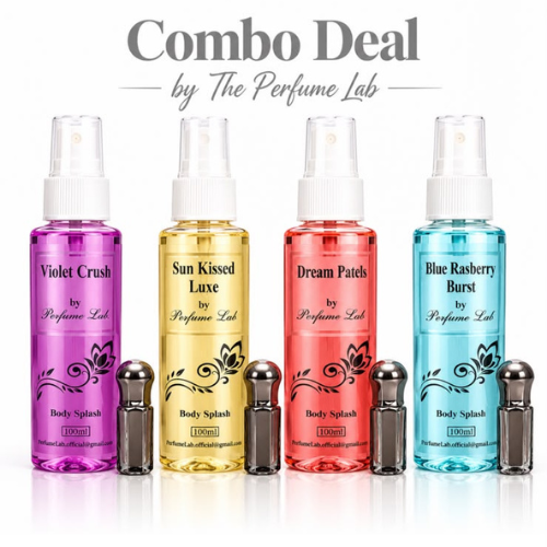 4× 3ml Attar + 4× 100ml Body Mist Combo Deal | Perfume Lab